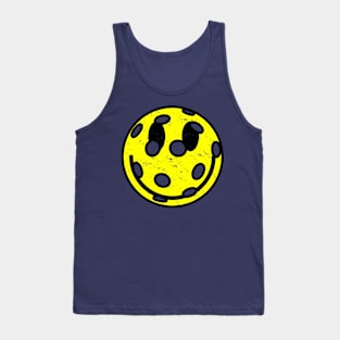 Pickleball Smiley Face Tank Top